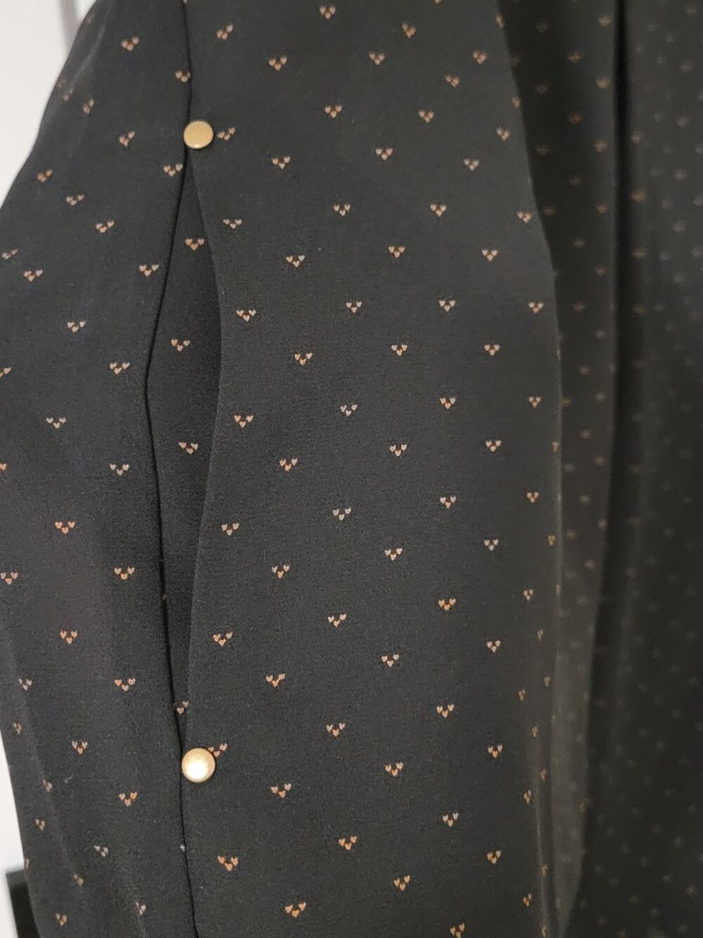 Monk & Lou Black Shift Dress - Heart Print (Size S) - Picture 5 of 7
